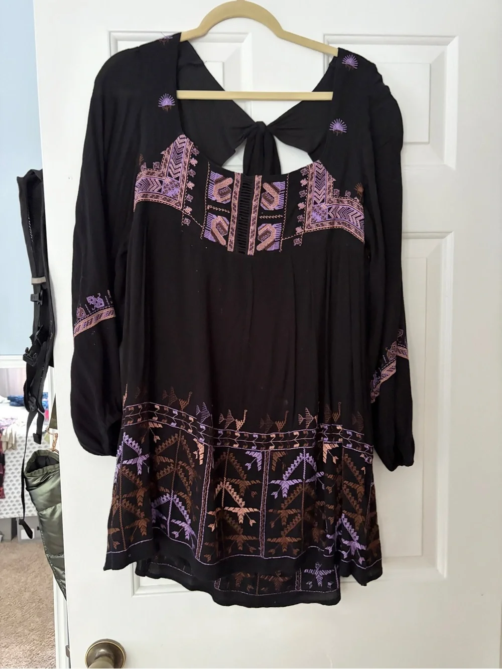 Free People Rhiannon Embroidered Mini Dress - Picture 2 of 4
